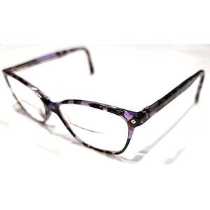 Scott Harris Europa SH502 C1 Small Purple Tortoise Square Eyeglasses 54-14 135